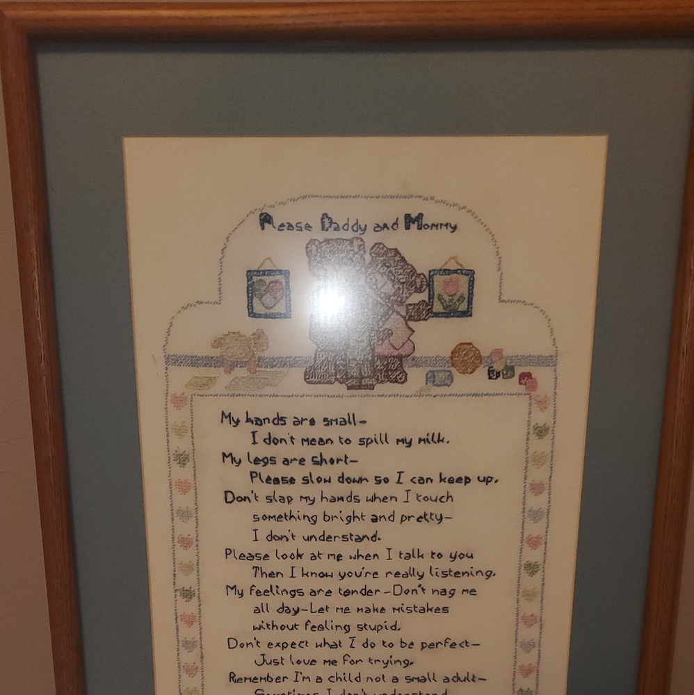 Please, Mommy and Daddy Poem